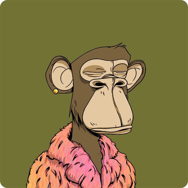 "NFTs" stands for "Non-Fungible Tokens", which are digital assets that can be used as a form of currency or for purchasing goods and services online. The image features an anthropomorphized cartoon monkey wearing a pink coat, with its eyes closed in a relaxed pose. This whimsical scene is likely to be associated with NFTs, as it could represent a unique piece of artwork or digital asset that can be bought, sold, or used for various purposes within the NFT community.
