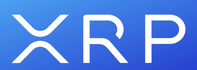 A blue gradient banner displays the white XRP logo and text, the ticker symbol for the cryptocurrency Ripple, reinforcing the morning greeting to the $XRP community with hopeful aspirations of achieving their dreams.