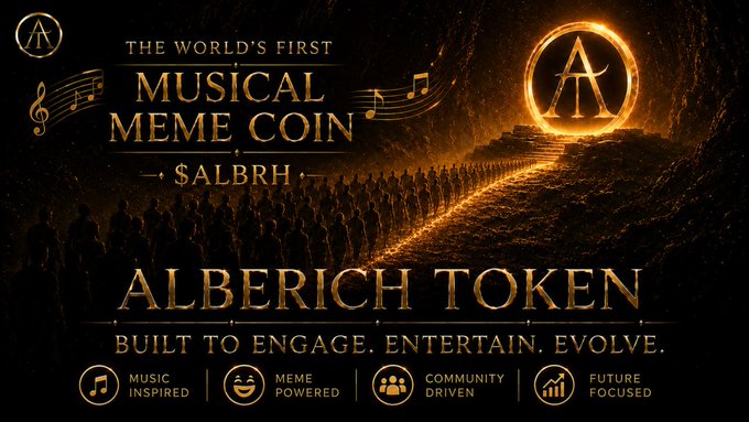 1. "Alberich Token: Music-Inspired Meme Coin Pioneering Web3 Evolution"
2. "The World's First Musical Meme Coin: $ALBRH"
