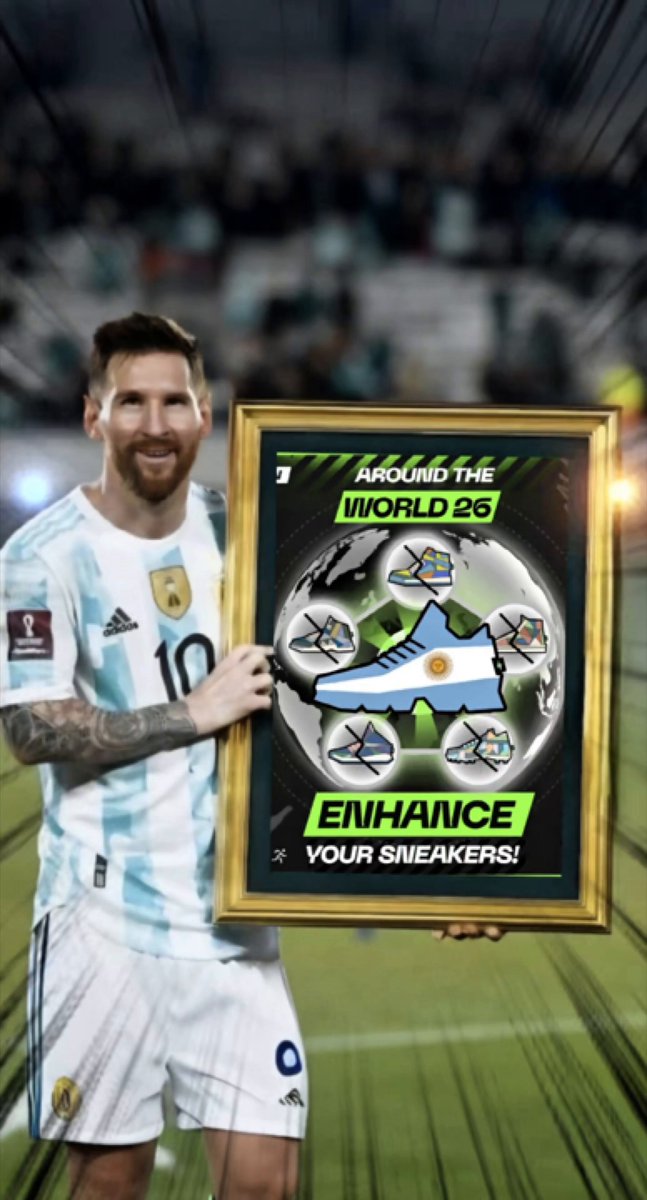 The image features a man wearing a soccer uniform holding up a framed picture of himself with a pair of shoes. The caption of the image reads "Around the World 25" which suggests that the photo was taken during an event or competition involving soccer players from various countries. The man is smiling, indicating he might be proud of his achievements in the sport.