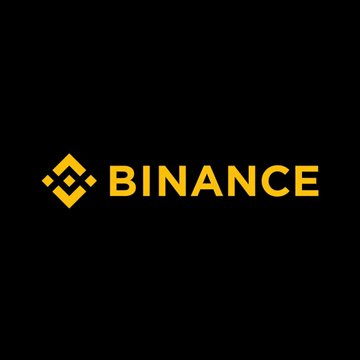 The image displays the Binance logo, featuring a yellow geometric diamond icon next to the bold yellow text "BINANCE" on a black background. This branding corresponds to the accompanying news about Binance's $100 million private placement purchase of Circle (USDC issuer) shares.