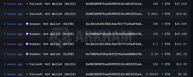 The image presents a list or chart containing details about various purchases made using Bitcoins such as amounts spent, exchange rate changes, and transactions involving different Bitcoin wallets. The text within the image suggests that Tom Lee has been purchasing Bitcoin multiple times at an increasing pace, which is significant for cryptocurrency transactions due to the high exchange rates observed in this particular case. This implies that Tom Lee's Bitcoin purchases have not only increased but also diversified his Bitcoin wallet portfolio.
