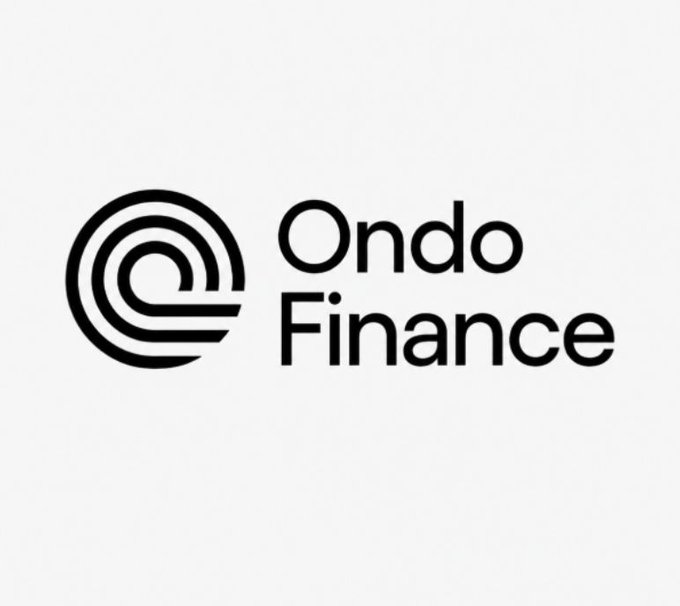 The image displays the Ondo Finance logo, featuring a black spiral-style "e" emblem next to the company name "Ondo Finance" in bold text. It accompanies a post discussing the legal battle over control of Ondo Finance following founder Nathan Allman's death, with disputes between his estate and CEO Ian De Bode over voting power and company leadership.