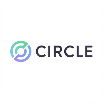 The image shows the Circle logo, featuring a circular design in green and blue gradients alongside the word "CIRCLE" in dark text. This relates to the post about Circle renewing its partnership agreement with Coinbase, keeping USDC central to Coinbase's products and enabling continued distribution partnerships between the two companies.