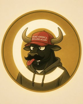 A cartoon goat wearing a red "Make America Hecker Again" hat sticks its tongue out while drooling, set against a glowing circular backdrop. The image humorously captures the post's sentiment of "Trader PoorGoat" ignoring the smaller price details and staying enthusiastic about $CATE.