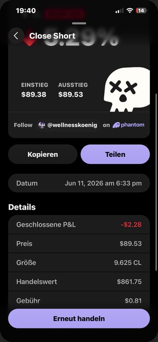 There's a phone screen that displays an account information page with details such as name, transaction date, and transactions made from cryptocurrency. One of the transactions was to sell long for $3.50, which happened one day ago, at 9am. The person who bought it is now selling it back for $9.53. A post on Twitter shows that these transactions were handled by @elonmusk.