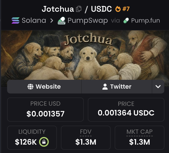 The image displays a webpage titled "jotschaia / usdc #7 JOTCHAUBA", which appears to be a promotional feature related to Bitcoin mining. The webpage provides information about the Bitcoin mining process, its creator Jotchua's endorsement, and how to use it as an investment opportunity.