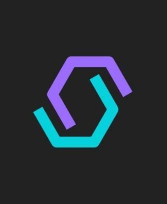 A stylized logo featuring two interlocking hexagonal shapes in purple and teal against a black background, likely representing the Cosmostation wallet brand, accompanies the announcement of the wallet's impending service shutdown.