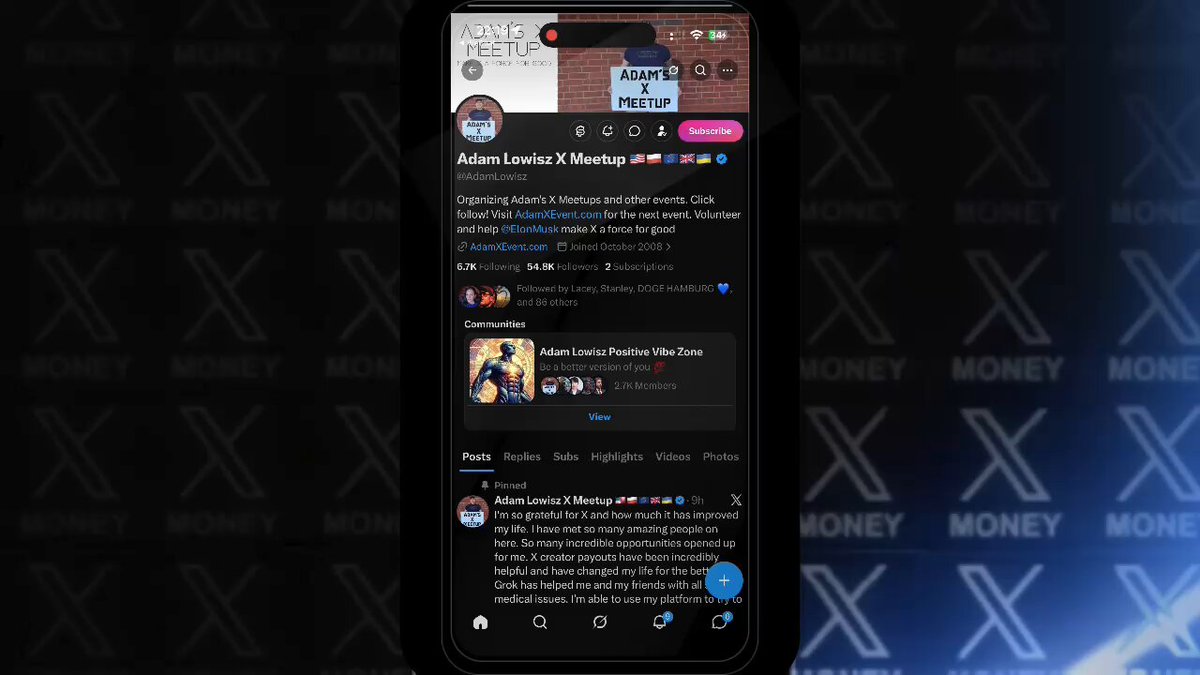 𝗘𝗲𝗰𝗲𝗿𝗶𝗻𝗴, a person's Twitter account with a large following, has been using the app @Xmoney to send tips for content creators. The post suggests that users can tip their favorite content creator on this app by simply sending $DOGE tips through the app.