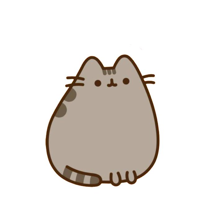 The image features a cartoon cat sitting upright with its front paws resting on its knees, giving off an impression of relaxation or contemplation. The cat appears to be looking directly at the camera, creating a sense of connection between the viewer and the artwork. The background is white, which further emphasizes the cat's presence in the center of the image. There are no texts present in the image, but there is a caption that reads "Pusheen is one of the most popular cat cartoons on the internet and loved by everybody on solana Yet Pusheen has never properly run on solana, only bonding then dying Pusheen belongs on USDC All fees will be going towards buybacks + burns after dex is paid!". This caption provides context to the image and highlights its significance in the world of cat-themed art.