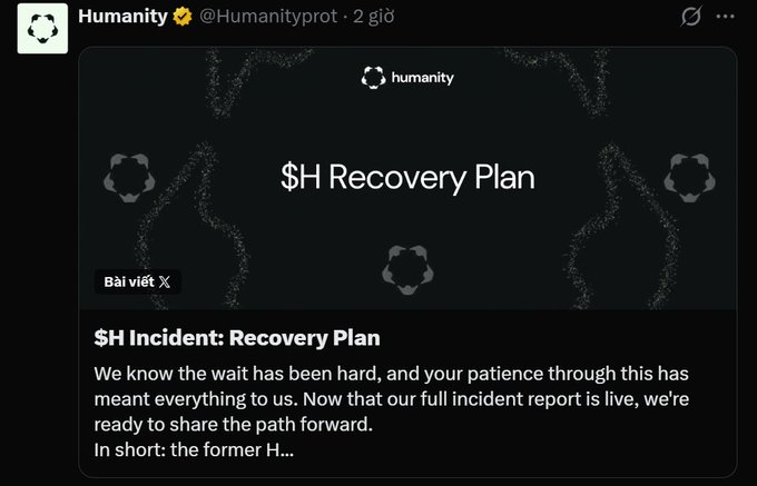 The image shows a Twitter post with an explanation about recovery plans related to an incident that occurred on another social media platform called Ethereum. The post mentions that there are two recoveries happening at this moment; one for human intelligence (shipping) and another for S.H.I.C.E token holders, also known as " cryptocurrency holders". The post encourages the audience to share the path forward in these recoveries.