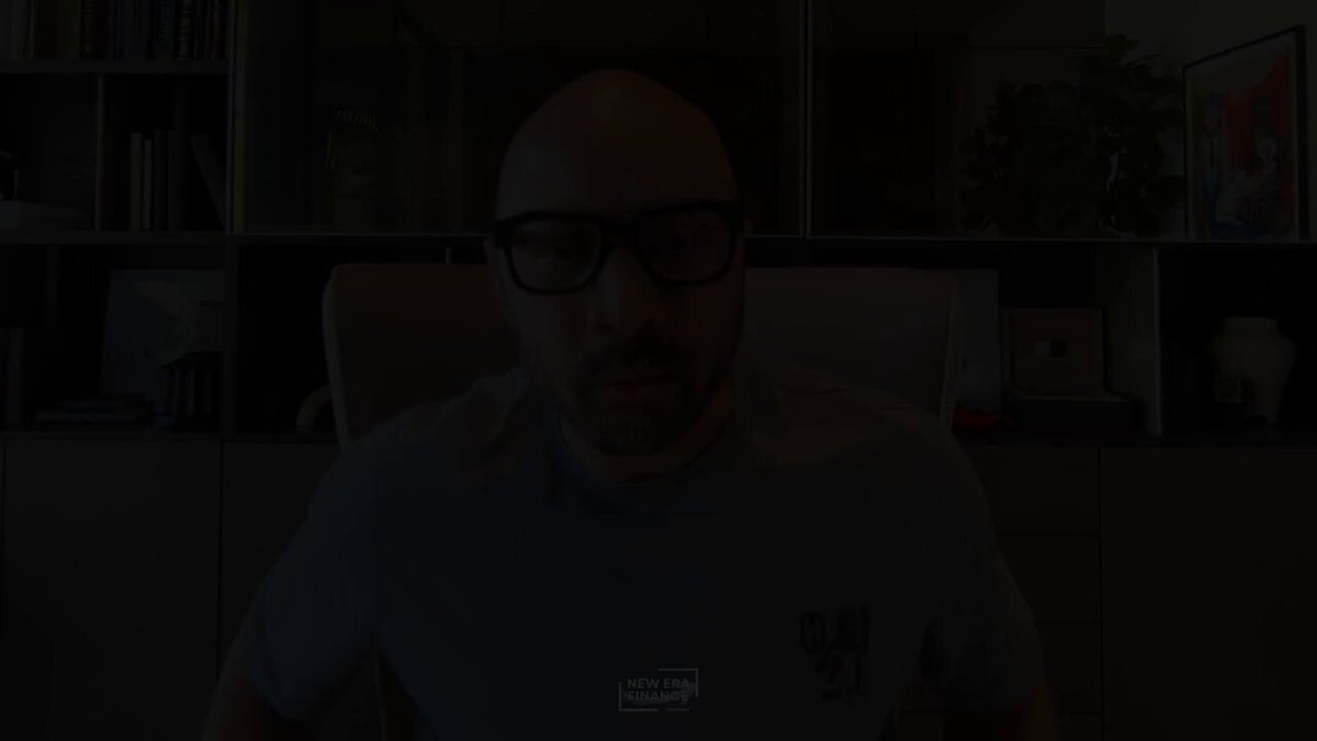 The image shows a man wearing glasses sitting behind a desk, with his face partially visible. The background features a bookshelf filled with various items such as books and vases. The caption below the image reads """ Users should own their data. Not Facebook. Not OpenAI. You." Adeniyi Abiodun ( @SuiNetwork co-founder, ex-Meta Libra) explains why decentralization is the antidote to the surveillance economy and how SUI Stack makes it possible.""".