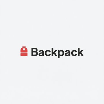The image shows the red backpack logo and wordmark of "Backpack" on a light gray background. It accompanies a post announcing that Backpack's brokerage and tokenization platform now allows international investors to trade select U.S. equities like $SPCX, $MU, and $SNDK around the clock.