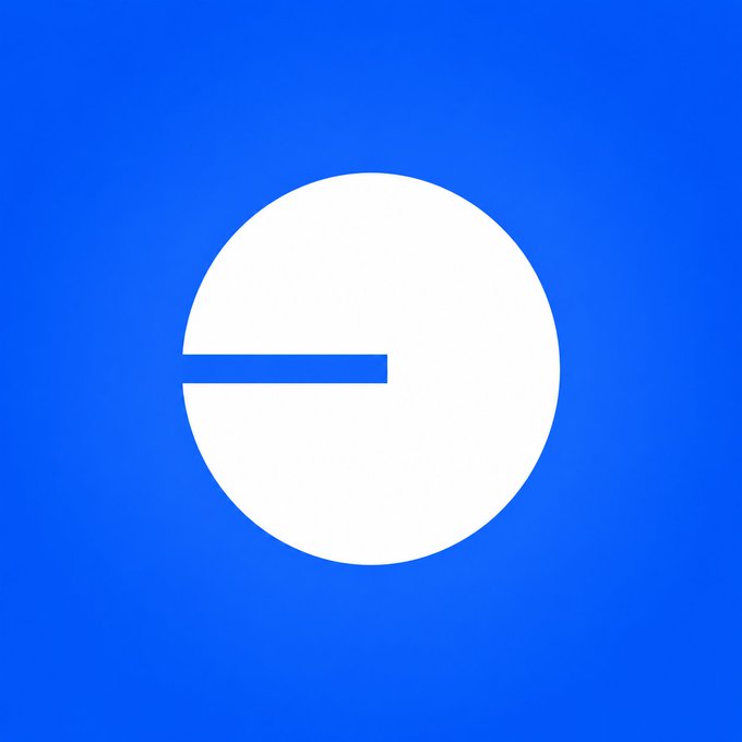 The image displays the logo for $Base, a white circle with a blue horizontal line, symbolizing financial growth and trading. This visual directly complements the post's mention of $Base and the author's continued activity in the ecosystem.