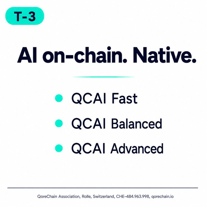 "Qorechain association, rollo swiss francland che, che 46849398988, qorechainio".