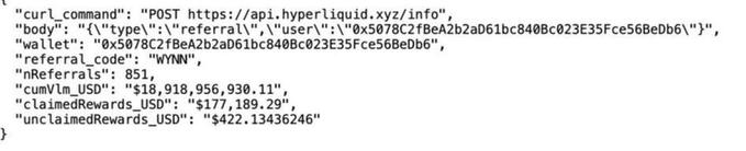 The image displays the text of an article that is related to James Wynn's hyperliquid account and the process of airdropping referred to as "Hyperliquid Dreams". It features a screenshot from a website, likely a blog or discussion board, showing various posts made by the creator. One post specifically references Hyper Liquid account and their recent transaction with James Wynn for $177,189. The text also mentions that many people dream of claiming money through this method and that the reward could be as high as $1M US dollars.