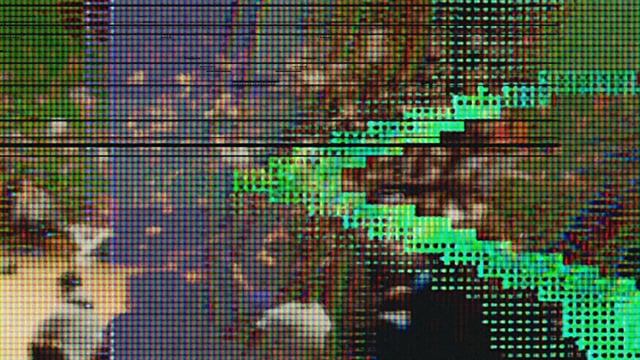The image features a computer screen with a grid of dots, creating an abstract pattern that appears to be a digital painting or a collage. The background of the image is gray, which contrasts with the vibrant colors used for the dots. The text "Polkadot Superapps for People." is written in white at the bottom right corner of the image.