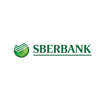 The image shows the Sberbank logo, featuring a green circular emblem with wing-like lines next to the word "SBERBANK" in dark green. This relates to the article about Russia's largest lender projecting $46.4 billion in crypto trading volume following new regulations taking effect September 1.