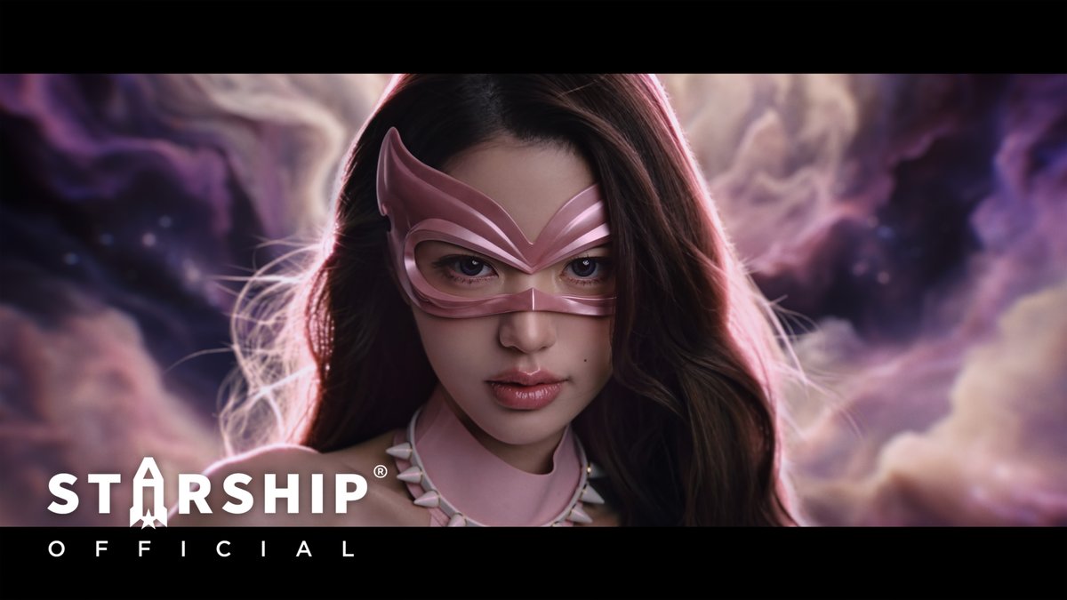 A woman in a pink superhero mask stares intensely at the camera against a dramatic clouds background, while "StarShip® OFFICIAL" is written across the frame—visually embodying the post's expression of being "shakin" at unacceptable conduct through the character's stern, confrontational gaze.