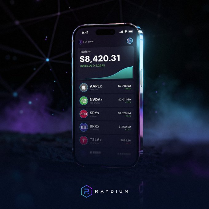 The image features a smartphone displaying information about various cryptocurrency platforms, including Ripple and Solana. The phone screen shows different cryptocurrency names and amounts with floating numbers for a better view of the data. This digital information about these platforms may be useful for individuals interested in investing or understanding how cryptocurrencies work.