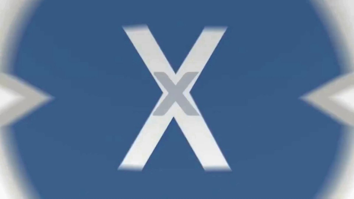 The image features a large blue logo with the letter "x" prominently displayed, which appears to be floating or tilted in the air. The background of the image is a gradient of blue colors that transitions from light to dark at various points, creating an interesting visual effect. The text "Tokenized real-world assets need visibility, transparency, and verifiable data." is also present within the image.