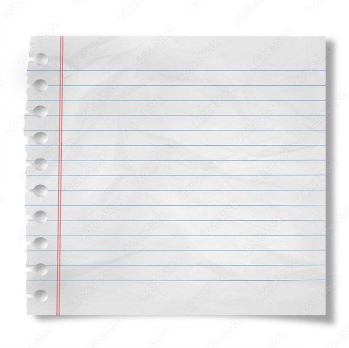A crumpled piece of lined notebook paper with three-hole punch and red margin lines sits against a white background. The blank, wrinkled page humorously represents the outdated, insecure method of writing down private cryptocurrency seed phrases or keys, which is ironic given the post's recommendation for a "best" storage solution.