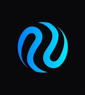 The Injective Protocol (INJ) logo - a stylized blue water-drop symbol on a dark background.