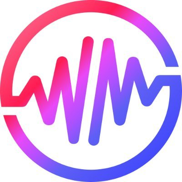 A stylized WEMIX logo featuring a pink-to-purple gradient waveform enclosed within a circular border, representing the WEMIX cryptocurrency platform that recently suffered a $6.25 million token minting attack due to a compromised smart contract.