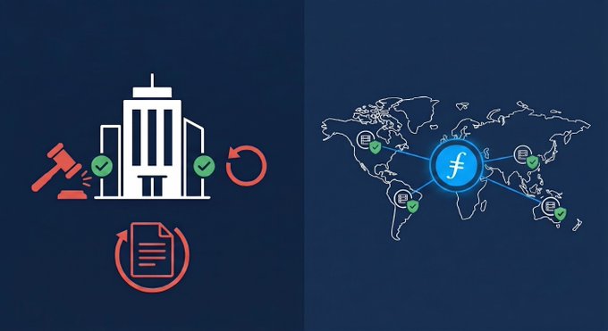 The image shows two different logos with a connection between them. The logo on the left depicts a building, while the one on the right features a map of the world. Both logos are set against a blue background, creating a visually striking contrast. The text in the image reads "Amazon'€746 million GDPR fine was annulled on procedural grounds in March 2026. The underlying violations were upheld, and the case restarted." This information is related to the two logos as it seems that there might be an issue with data privacy or compliance with GDPR regulations.