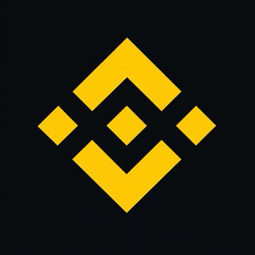 The image displays the Binance logo, a yellow geometric diamond-shaped emblem on a black background. It serves as the branding for the Binance Research report discussing how RWA-linked perpetuals are capturing trading demand during non-U.S. market hours.