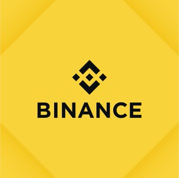 The image displays the Binance logo in black on a yellow background, representing the cryptocurrency exchange that will distribute $800,000 in XRP to eligible RLUSD holders weekly until August 14th.
