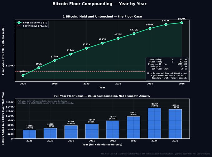 The image displays a graph illustrating Bitcoin floor composing - the annual growth of Bitcoins held and unachieved Floor Case against a chart showing daily price data for Bitcoin from 2006 to 2015. The graphs are presented side by side, providing a visual comparison of the two different sets of information. There is also a chart that shows how much money has been gained or lost over time on Bitcoin exchanges. The focus of this chart is not just on the historical performance of Bitcoins but also their potential future value and trends in the cryptocurrency market.