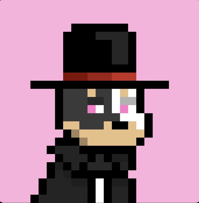 The image features a small cartoon dog wearing a top hat, which appears to be a character from a digital art piece or a pixel art style drawing. The caption below the image reads "It's a great time to be a @doginaldogs", suggesting that the dog is a popular and relevant theme for the post.