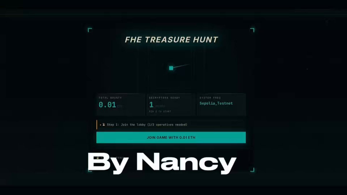 The image displays a screen that shows the instructions for a Treasure Hunt game. It also has information about the game's host, @fhenix technology, as well as the game's progress. The main element of the game is that players have to solve puzzles and move around the room in order to find hidden treasure within 2 weeks. They can use clues like numbers and letters, or other hints provided by the game system. In case they don't find the treasure before the deadline, they might lose points. The goal is to reach the finish line first and collect all the points.