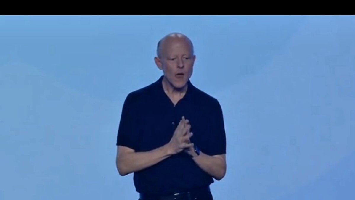 The image features a bald man wearing a black shirt standing against a blue background with his hands clasped together. The caption reads "Snippet from yesterday'S Circle AMA with CEO @jerallaire He answered questions around the $USDC economy and adoption, Circle Progress so far and Arc particularly for Arc, he lauded the builders and developers shipping on Arc and highlighted the Arc native wallets and stacks to".