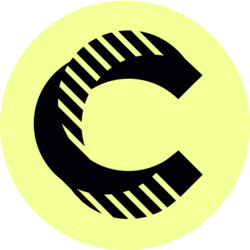 The image features a logo with the letter "C" prominently displayed against a yellow background. The "C" is outlined in black, making it stand out from the rest of the design. Below the logo, there's text that reads "#CryptoOUCH FACT $CC ( @cantonnetwork )". This post seems to be promoting a cryptocurrency called "C", which is known for its rewards system focused on real-life activities rather than just early investors or miners. The post emphasizes the importance of real-world applications and user engagement in this particular cryptocurrency.