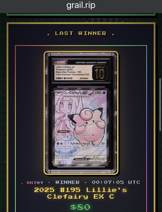 The image features a Pokémon trading card, which has been framed with gold border and is placed against a black background. The card is displayed prominently, drawing attention to its details. The text "I am into a few crypto projects but rarely post anything about it" suggests that this particular card might be related to cryptocurrency or digital assets in some way. The image also includes the text "2025 HILLEY'S CLEFERARY EX C", which could possibly be an address, a name, or a description of the Pokémon trading card itself.