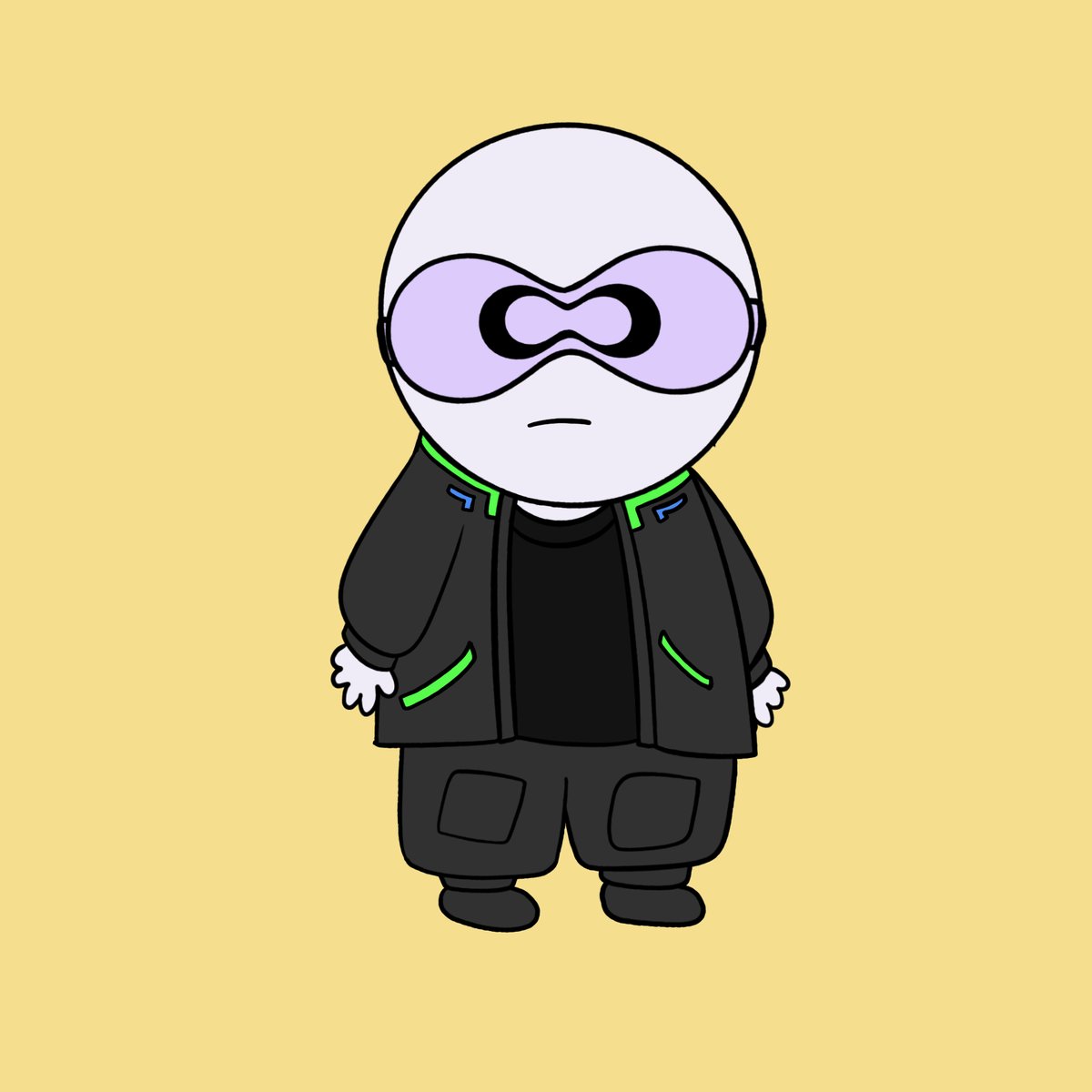 The image features a cartoon character wearing glasses and a black jacket standing against a yellow background. The character appears to be looking down at something or someone, possibly indicating curiosity or concern. The image also includes text that reads "Happy Saturday Enjoy your weekend gmum Why data speed is the new bottleneck in blockchain", which seems to be related to the post about Optimum and its impact on data transmission speeds within a decentralized system.