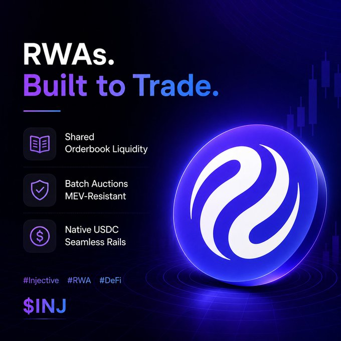 The image features a blue circle with a white logo that says "RWAs." Below this, there are four bullet points explaining what RWA tokens can be used for and how they work. The text also mentions that tokenizing RWA isn't the hard part anymore, which implies that the process of creating tradable tokens has become more efficient or straightforward over time.