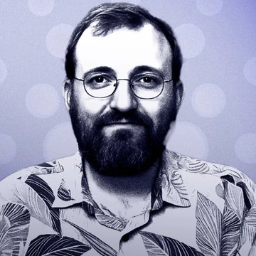 A black-and-white photo of a bearded man with glasses wearing a leaf-patterned shirt, likely depicting Charles Hoskinson, who is shown in the post accusing Vitalik Buterin of downplaying lattice-based cryptography to protect Ethereum's roadmap.