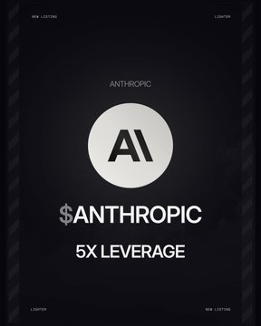 The image features a poster with a large white circle at the center, containing the text "ANTHROPIC" inside of it. Below the circle, there are three smaller bullet points providing details about the stock options listed within the poster. The background of the poster is black and white, giving it an antique feel to it. The poster does not have any logos or other decorative elements on it apart from the circle and the text.