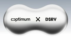 A silver pill-shaped graphic displays the logos 'captivum x DSRV' in black text.