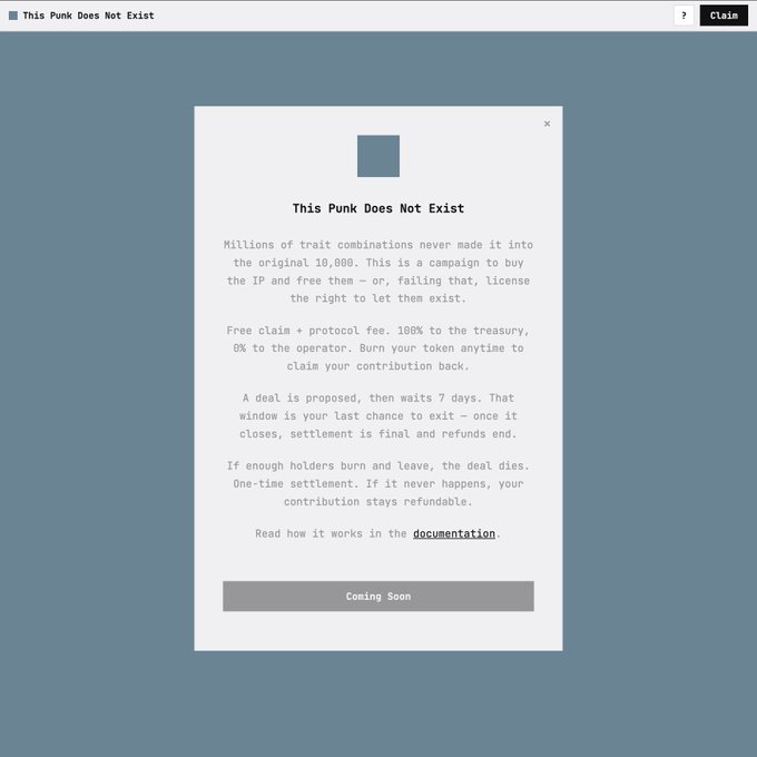 In the image, there are two texts displayed on a screen of a website. The first text reads, "This Punk Does Not Exist", followed by an explanation about why this is the case. The second text introduces a claim that states, "A deal in proposal, then units should be paid for seven days. That means one day a user will have to pay 10,000." This information seems unrelated to the image of the website or the discussion about punk rock, so it can be considered an outlier within this context.