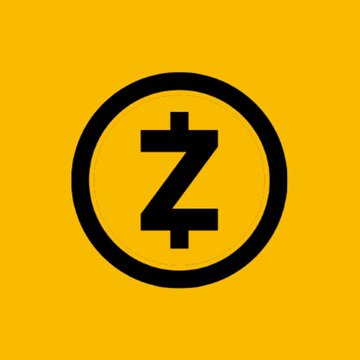 The Zcash logo, featuring a black 'Z' symbol inside a circle on a yellow background.