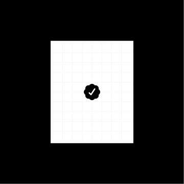A black hexagonal badge with a white checkmark is centered on a white grid background within a black frame, symbolizing completion or finality. The image reinforces the post's declaration that "the end of ethereum is the only deadline," visually representing an inevitable conclusion or termination.