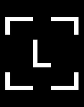 A black square icon featuring white corner brackets framing a centered letter "L," styled like a camera focus reticle. The image symbolizes the focus on the Ledger wallet brand as reports surface of users losing over $86M to drained wallets.