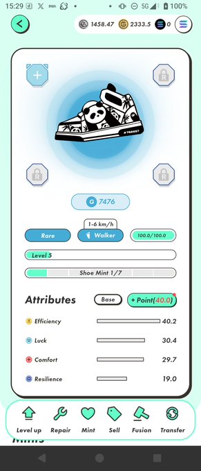 The image shows a phone screen with an app icon, which appears to be a shoe shopping app. The main focus of the image is a white shoe with black details, possibly a sneaker or boot. There are several other icons on the screen as well, but they do not seem to have any direct relation to the shoe icon. The post in question seems unrelated and does not provide any information about the shoe shopping app or its features.