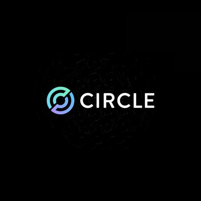 The Circle logo, featuring a teal and purple gradient icon next to the word "CIRCLE" in white on a dark background.