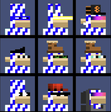 The image features a collection of nine different cartoon animal faces, each with unique clothing and accessories such as hats or scarves. The animals are arranged in a grid-like pattern across four rows and three columns, creating an eye-catching display that showcases their distinct styles. The caption at the bottom of the image provides context about the post's content, which is related to cryptocurrency trading and investing.