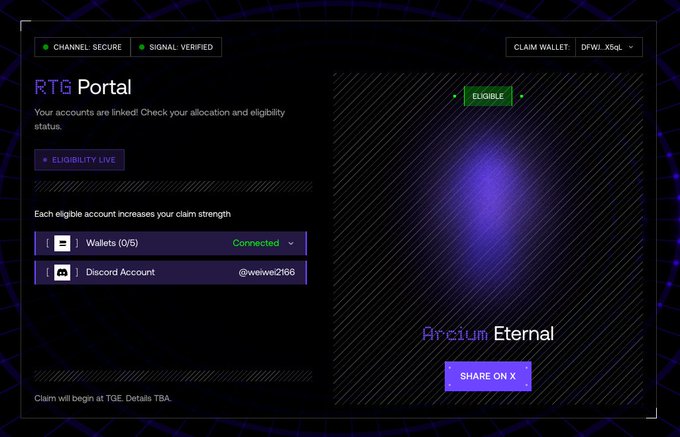 The image shows a computer screen displaying a webpage with information about an account called "Arcrum Eternal" that has been compromised, and the user needs to take immediate action by changing their password. The website also provides instructions for users on how to change their password securely.